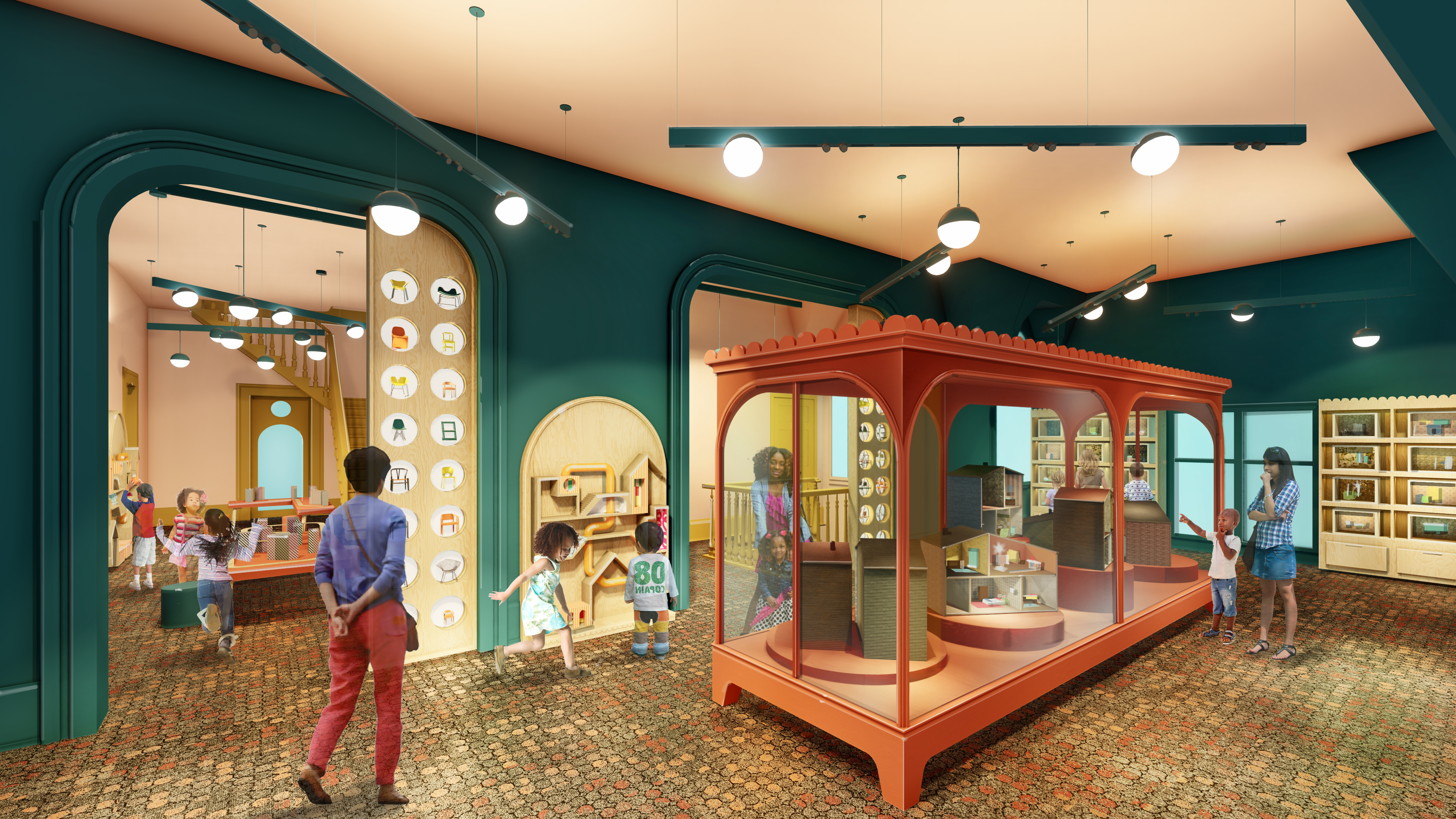 a blurry photo of a clock on a wall