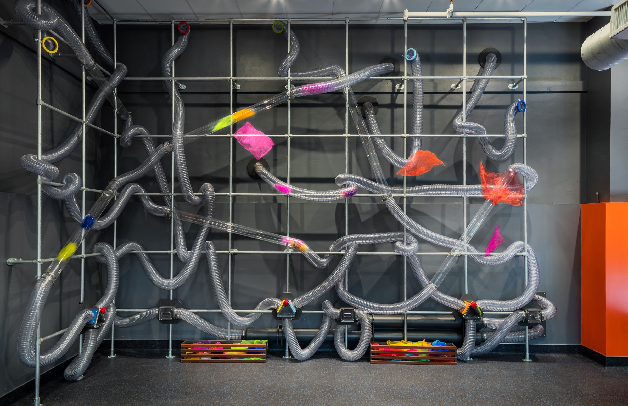 Abstract wavy lines with subtle lighting